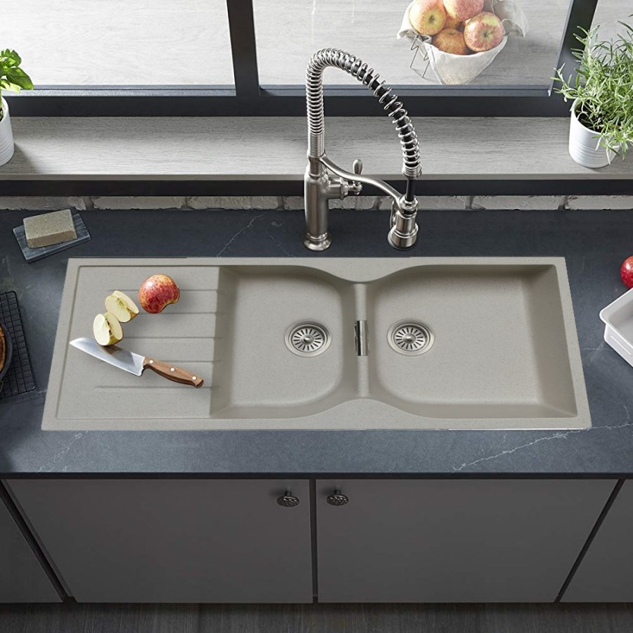 Chậu Rửa KAFF Đá Nhân Tạo Granite KF-MIRO-1150-BU