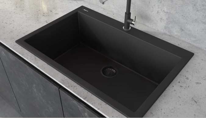 Chậu Rửa KAFF Đá Nhân Tạo Granite KF-MONDX-6845 W