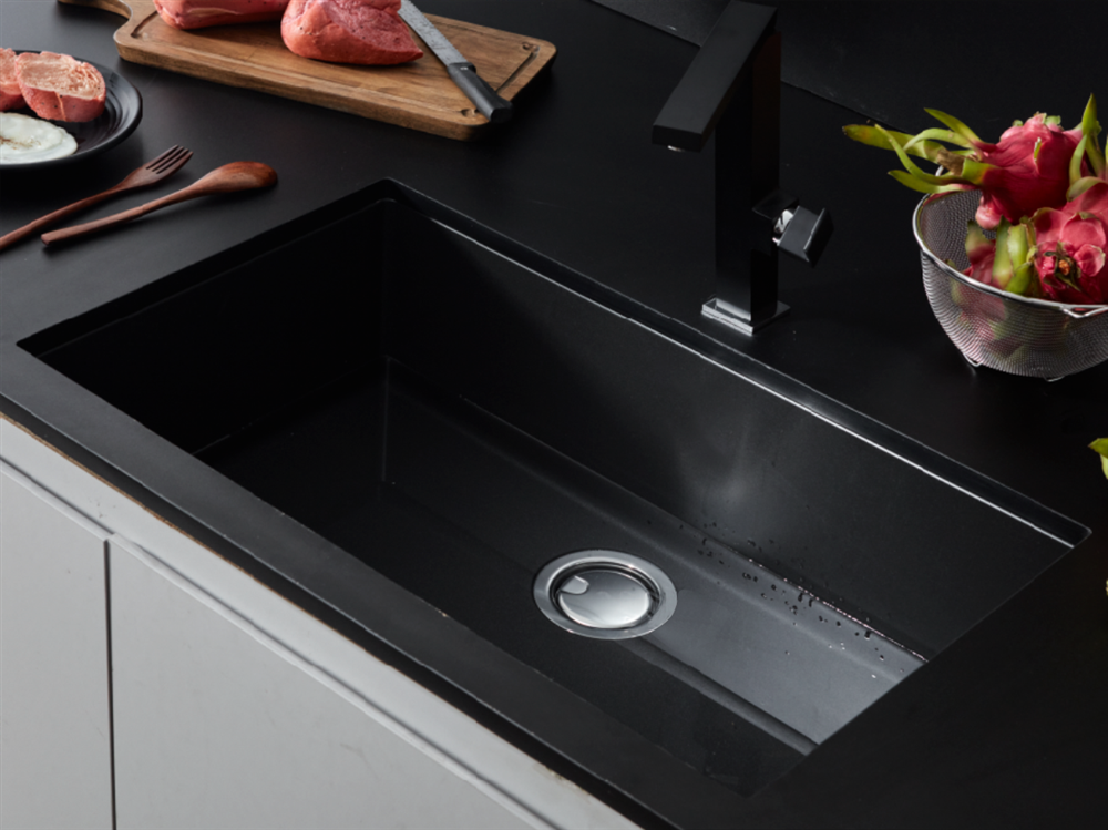 Chậu Rửa KAFF Đá Nhân Tạo Granite KF-MONDY-715-D W