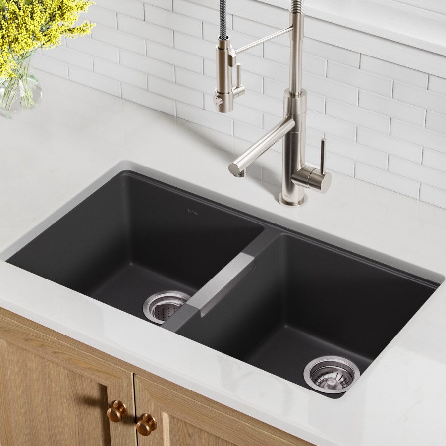 Chậu Rửa KAFF Đá Nhân Tạo Granite KF-MONDX-815 W