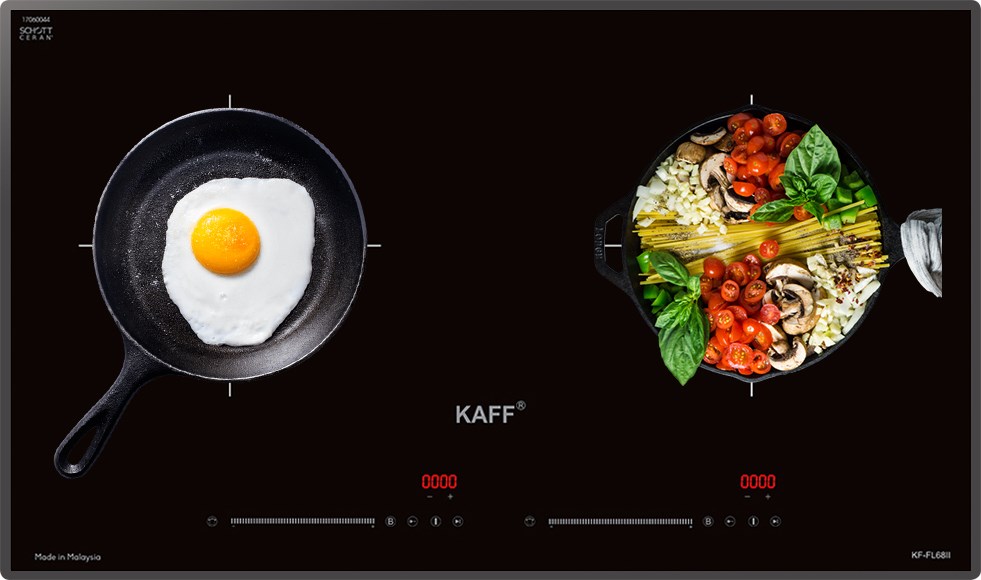 Bếp từ âm đôi Kaff KF-FL68II