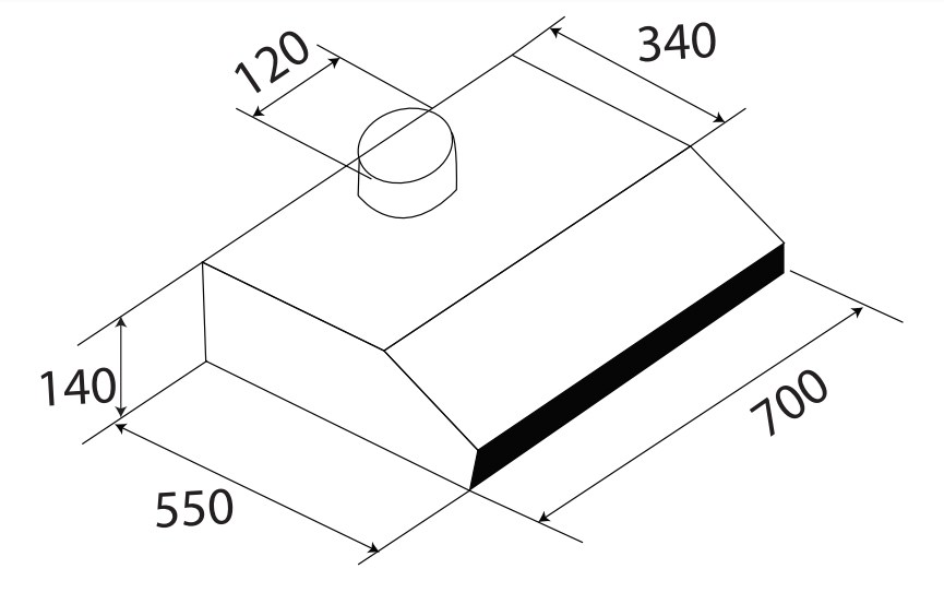 Máy Hút Mùi Kaff  KF-738I