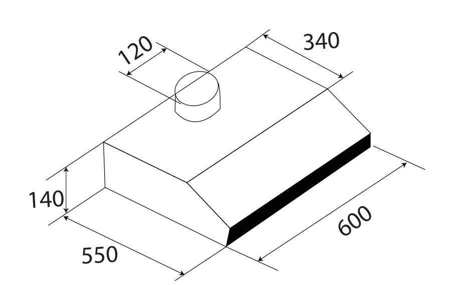 Máy Hút Mùi Kaff  KF-638I