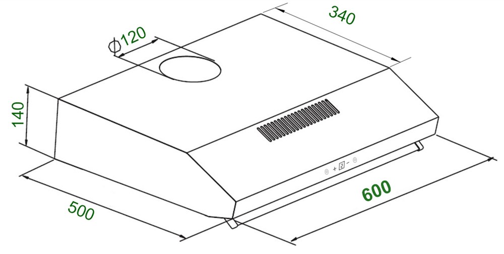 Máy Hút Mùi Cổ Điển Kaff KF-688I