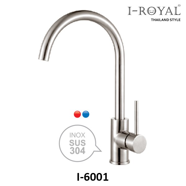 COMBO CHẬU RỬA CHÉN I-ROYAL 7843 2 HỘC CÂN INOX 304 ĐÚC IR-7843C 304