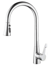 VÒI RỬA CHÉN NÓNG LẠNH DÂY RÚT ĐỒNG THAU MẠ CROME I-ROYAL I-6046