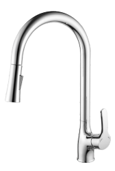 VÒI RỬA CHÉN NÓNG LẠNH DÂY RÚT ĐỒNG THAU MẠ CROME I-ROYAL I-6051