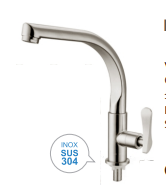 VÒI RỬA CHÉN LẠNH INOX 304 I-ROYAL I-7008