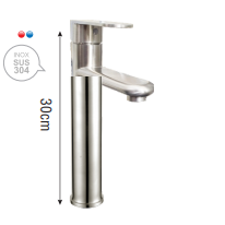 VÒI LAVABO NÓNG LẠNH INOX 304 I-ROYAL I-8106-1D