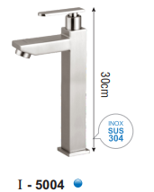 VÒI LAVABO LẠNH INOX 304 I-ROYAL I-5004