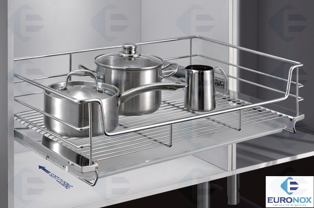 Giá xoong nồi nan tròn Round-bar Pan/Pot Storage Basket