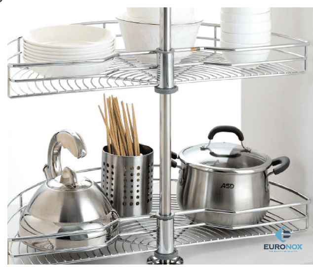 Mâm xoay góc 1/2 Swivel tray - 1/2 carousel