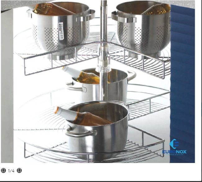 Mâm xoay góc 3/4 Swivel tray - 3/4 carousel