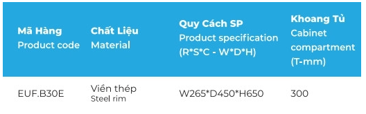 Thùng gạo gương điện tử, nút nhấn - màu bạc