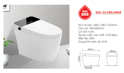  Bồn cầu thông minh 9999