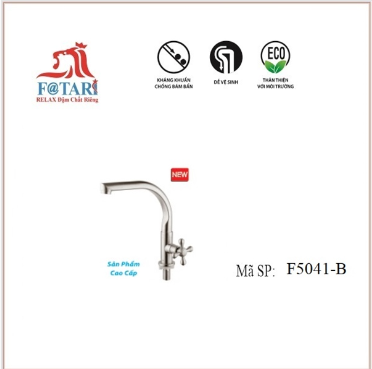 F5042 Vòi chén lạnh thiên nga 304