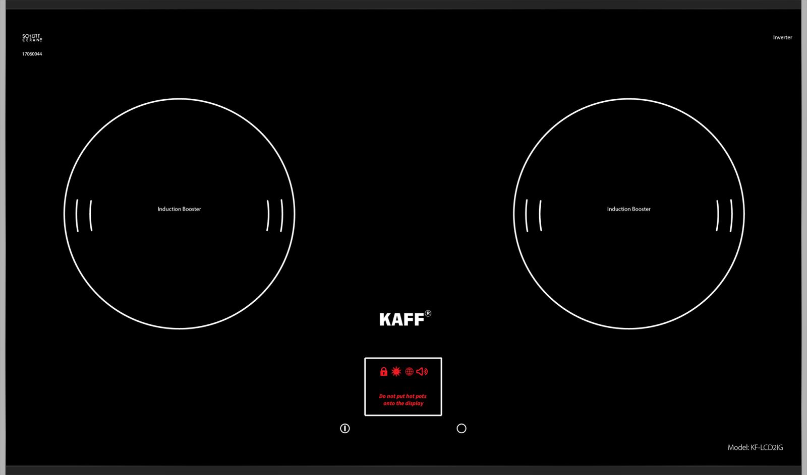Kaff KF-LCD2IG là thiết bị bếp cao cấp đến từ thương hiệu Kaff của Đức